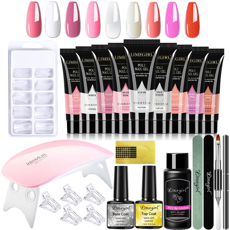 Nail Art Full Color - 15ml Nail Gel Kit For Quick