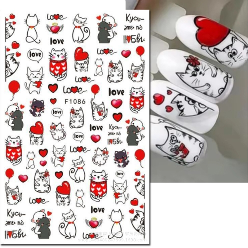 3d Nail Art Decals Valentine D - Nail Art Valentines Day review and price