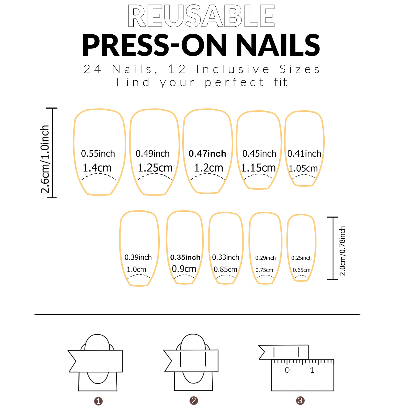A Set Of 24 Glossy Short Coffi - Nail Art Quotes review and price
