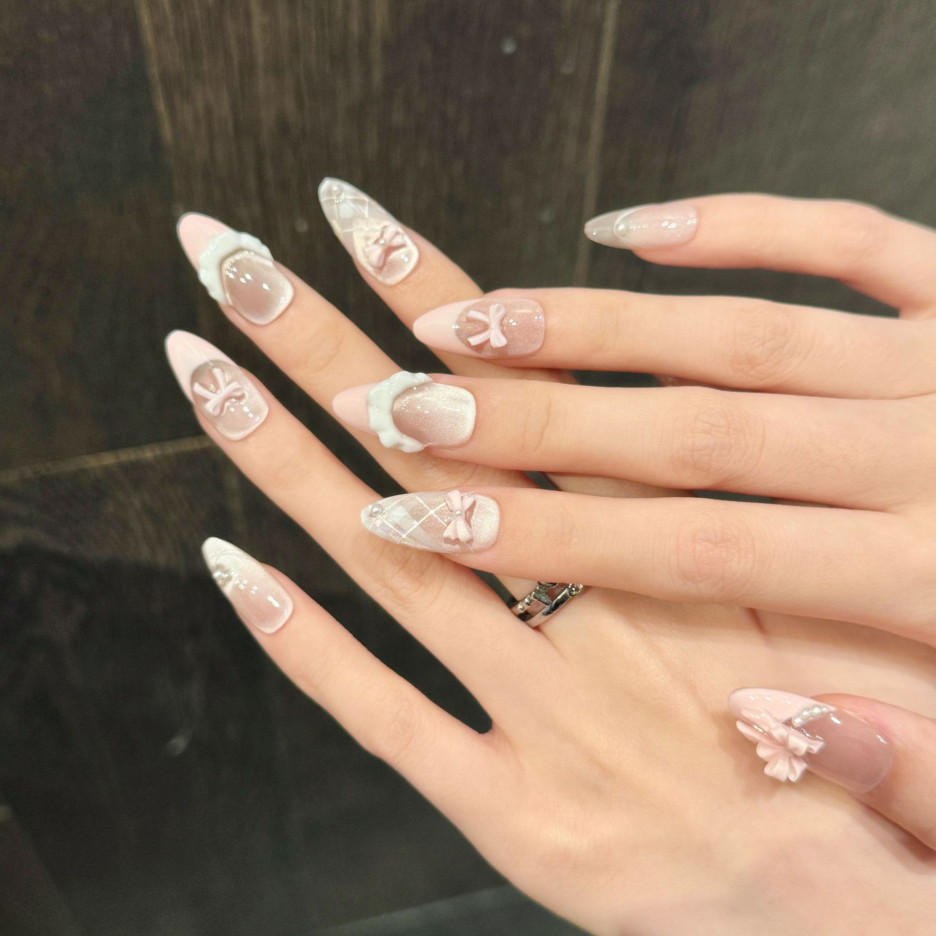 10pcs Handmade Press on Nails  - Nail Art Y2K review and price