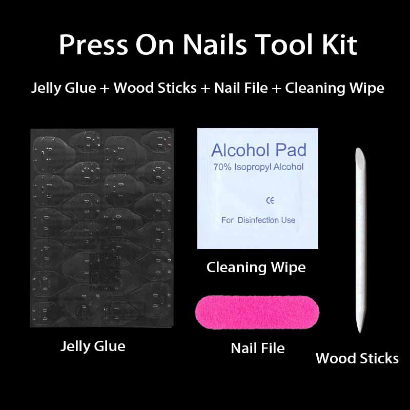 1 Set Nail Adhesive Tabs Jelly - Nail Art Quotes review and price