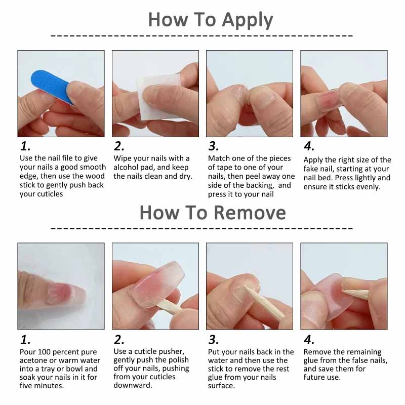 1 Set Nail Adhesive Tabs Jelly - Nail Art Quotes review and price