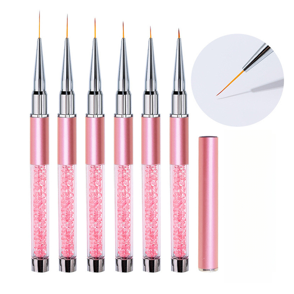 1/6Pcs Nail Art Liner Brush Se - Nail Art Full Color review and price