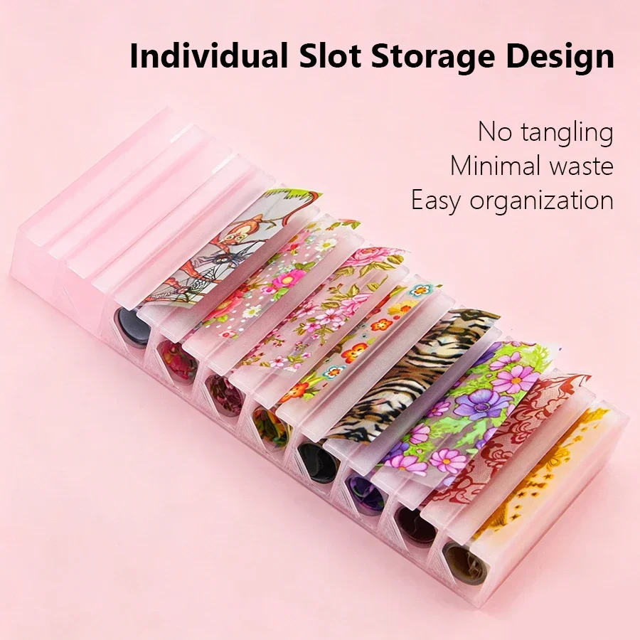 Portable 10-Grid Nail Starry F - Nail Foil Transfer review and price