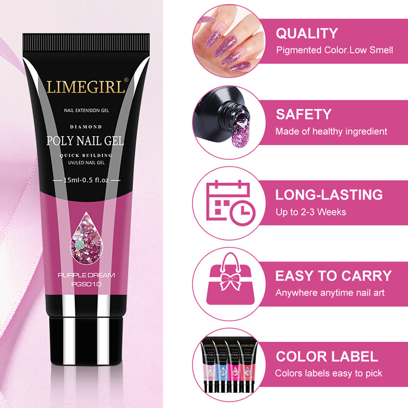15ml Nail Gel Kit For Quick Ex - Nail Art Full Color review and price