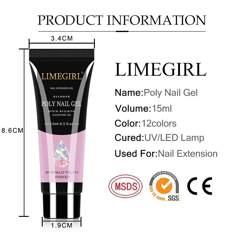 15ml Nail Gel Kit For Quick Ex - Nail Art Full Color review and price