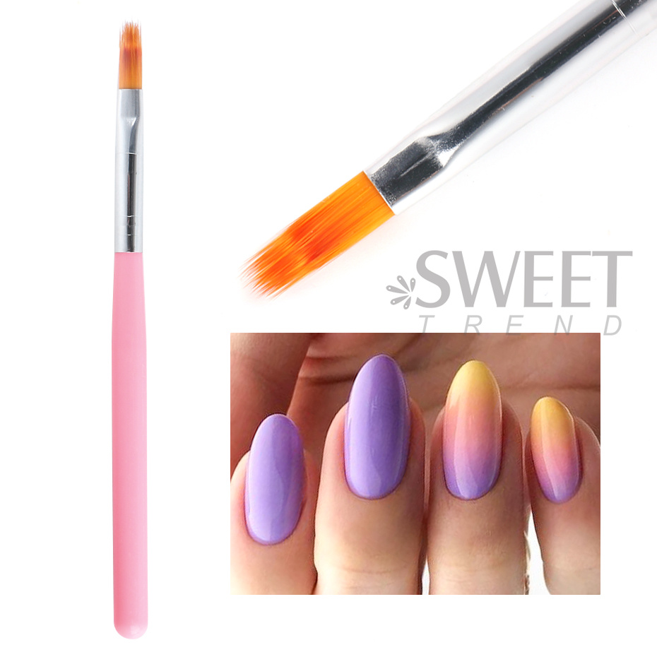 1PC Nail Art Brush Set UV Poli - Nail Art Ombre Glitter review and price