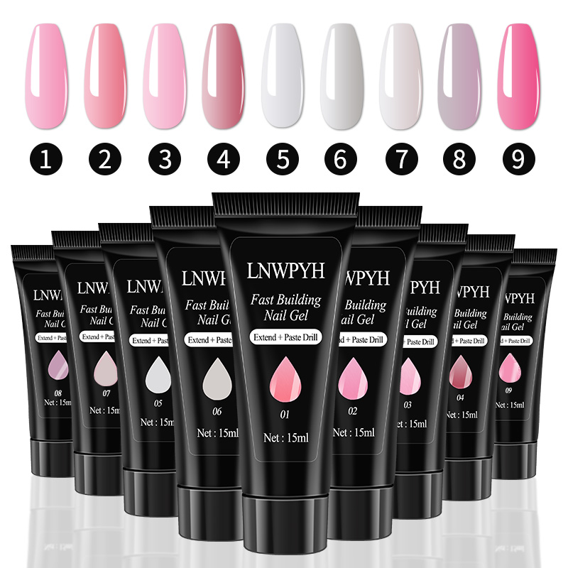 Gel Nail Polish Set Poly Nail  - Nail Art Full Color review and price