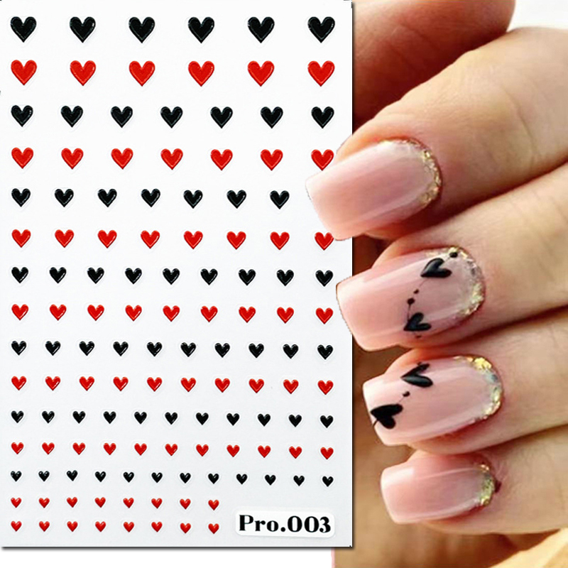 5d Embossed Nail Art Stickers  - Nail Art Valentines Day review and price