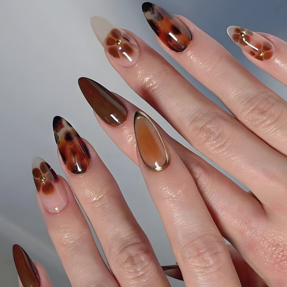24pcs Fashion Rhinestone Press - Nail Art French Nails review and price