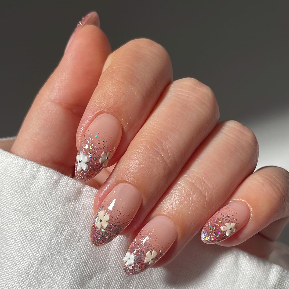 24pcs Fashion Rhinestone Press - Nail Art French Nails review and price