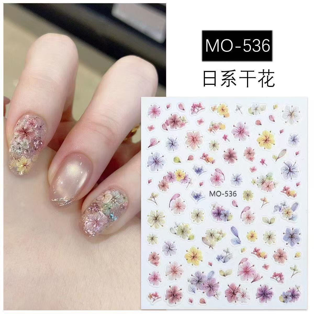 Viral Dried Flower Nail Art St - Nail Art Ombre Glitter review and price