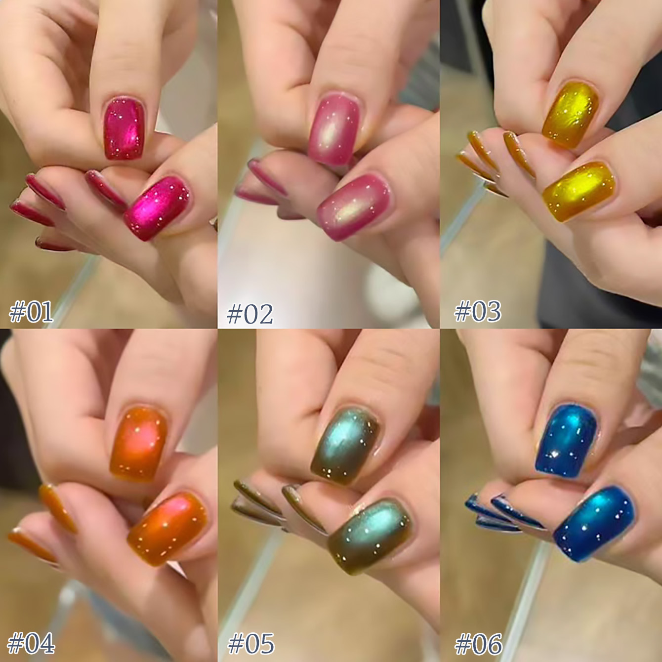 WS 1Pcs 2026 New Strawberry Gu - Nail Art Pink Cat Eye review and price