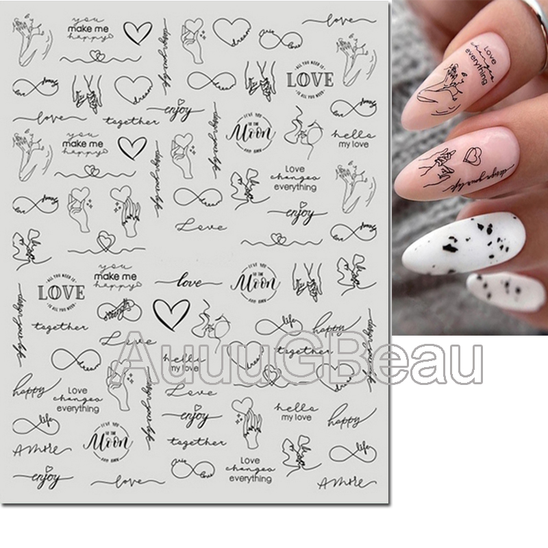 3d Nail Art Decals Valentine D - Nail Art Valentines Day review and price