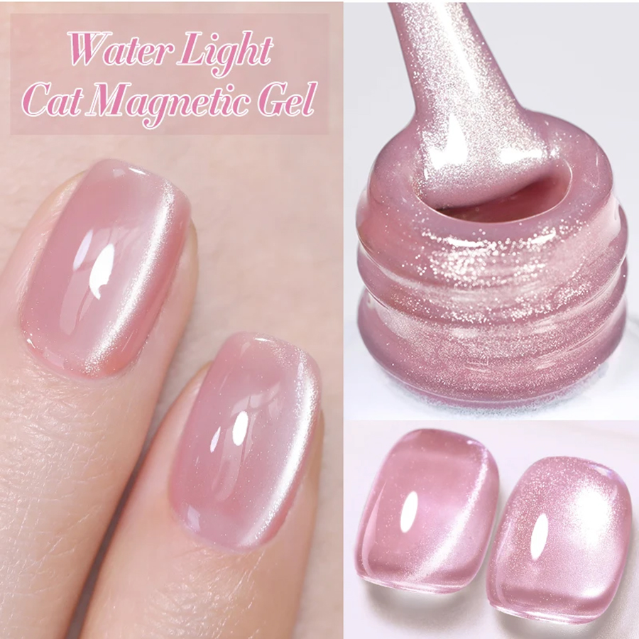 TC 1Pcs Summer New Pink Peach  - Nail Art Pink Cat Eye review and price