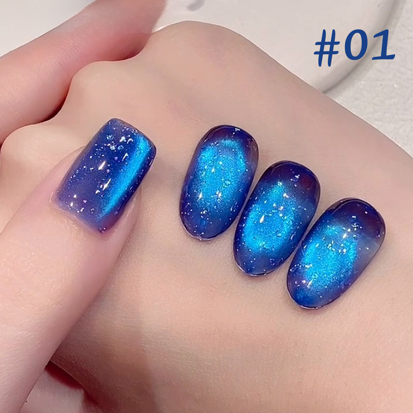 TC 1Pcs Summer New Pink Peach  - Nail Art Pink Cat Eye review and price