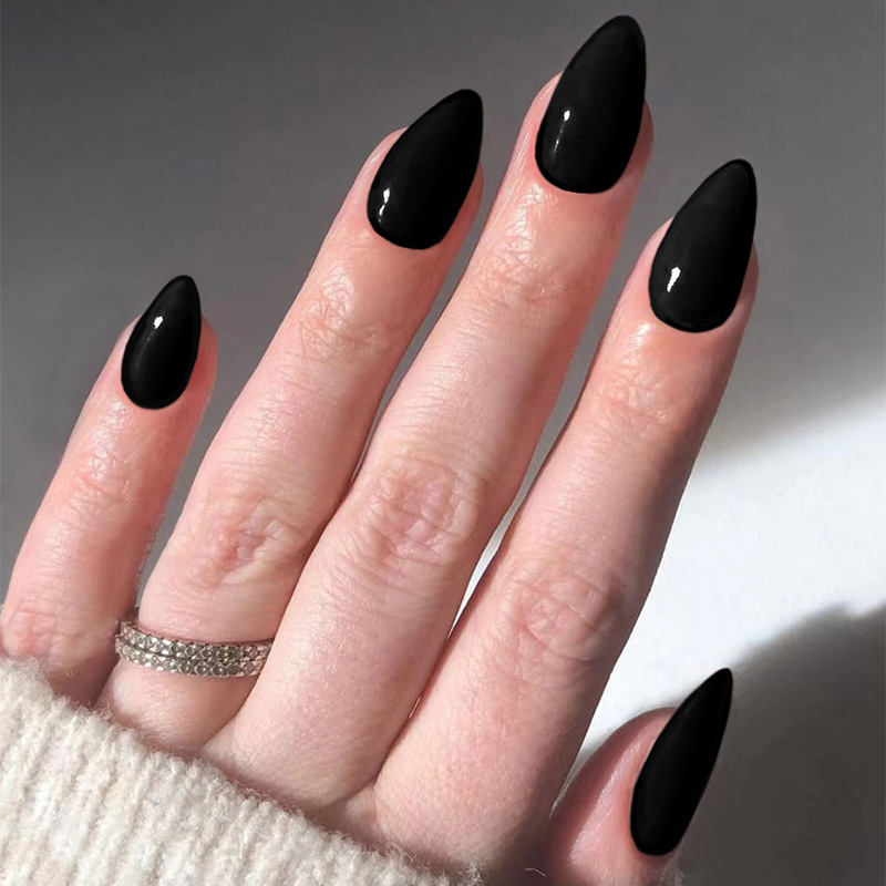 24pcs Solid Color False Nails  - Nail Art Full Color review and price