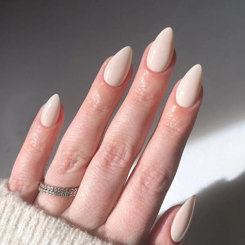 24pcs Solid Color False Nails  - Nail Art Full Color review and price