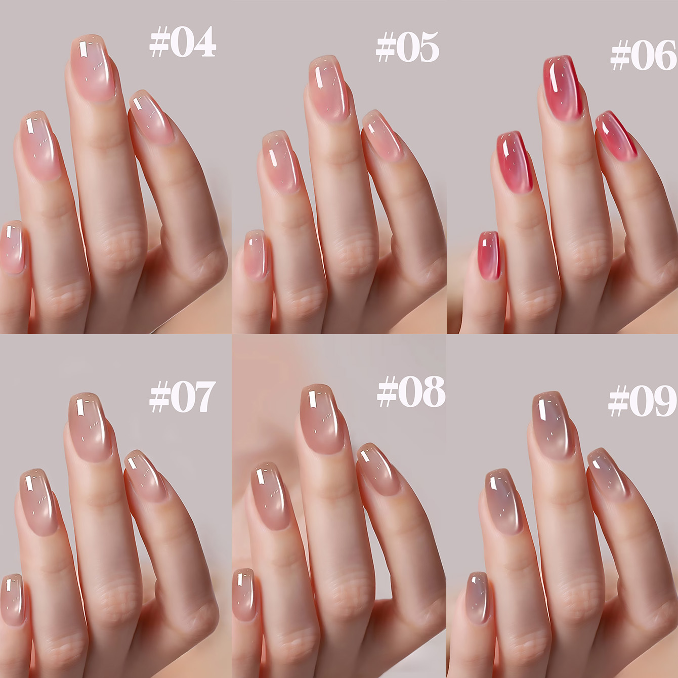 SHAKA 1-12pcs Summer Popular I - Nail Art Pink Cat Eye review and price