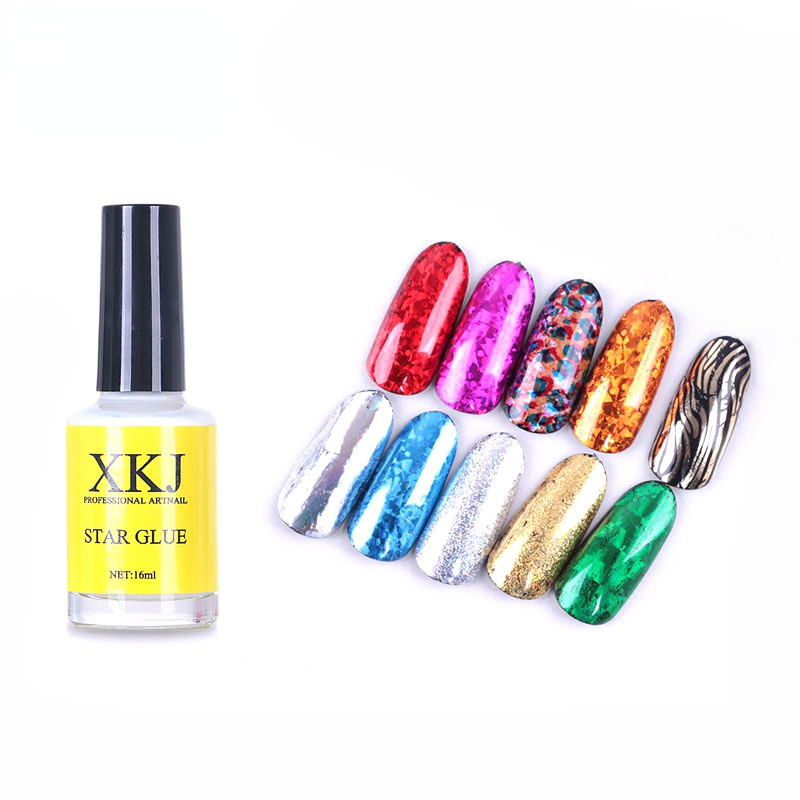 16ml Nail Art Glue for Nail Fo - Nail Foil Transfer review and price