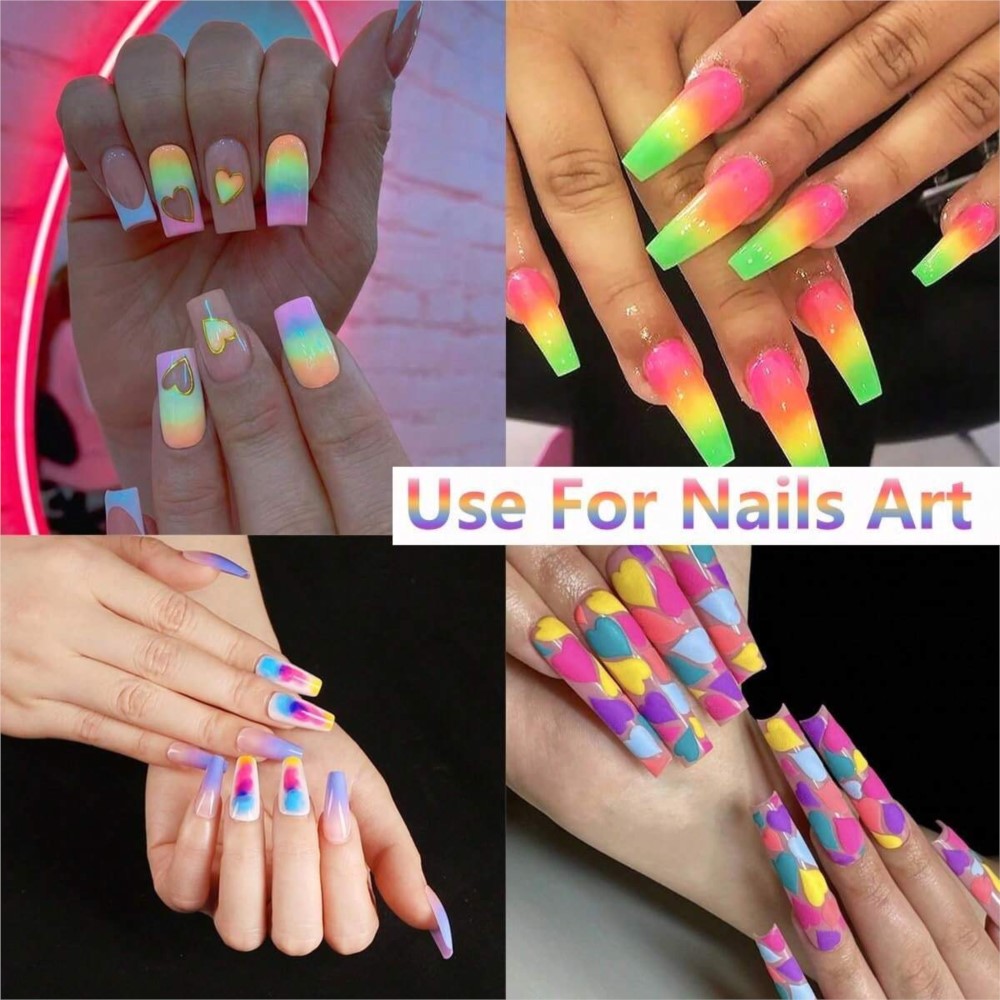 1Set Colorful Neon Phosphor Pi - Nail Art Ombre Glitter review and price