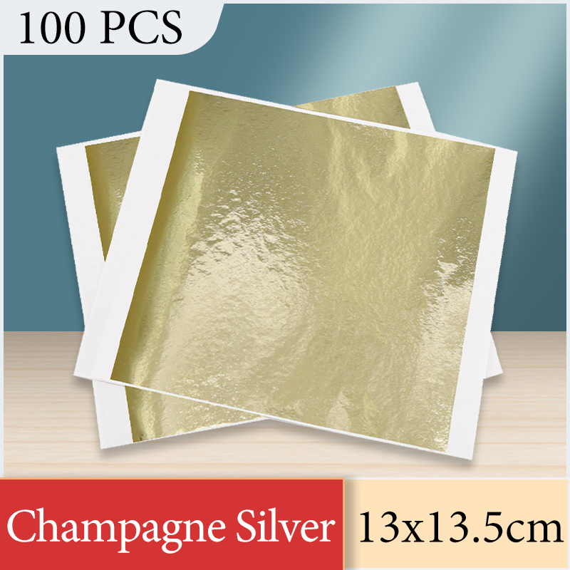 13x13.5cm Champagne Silver Foi - Nail Foil Transfer review and price