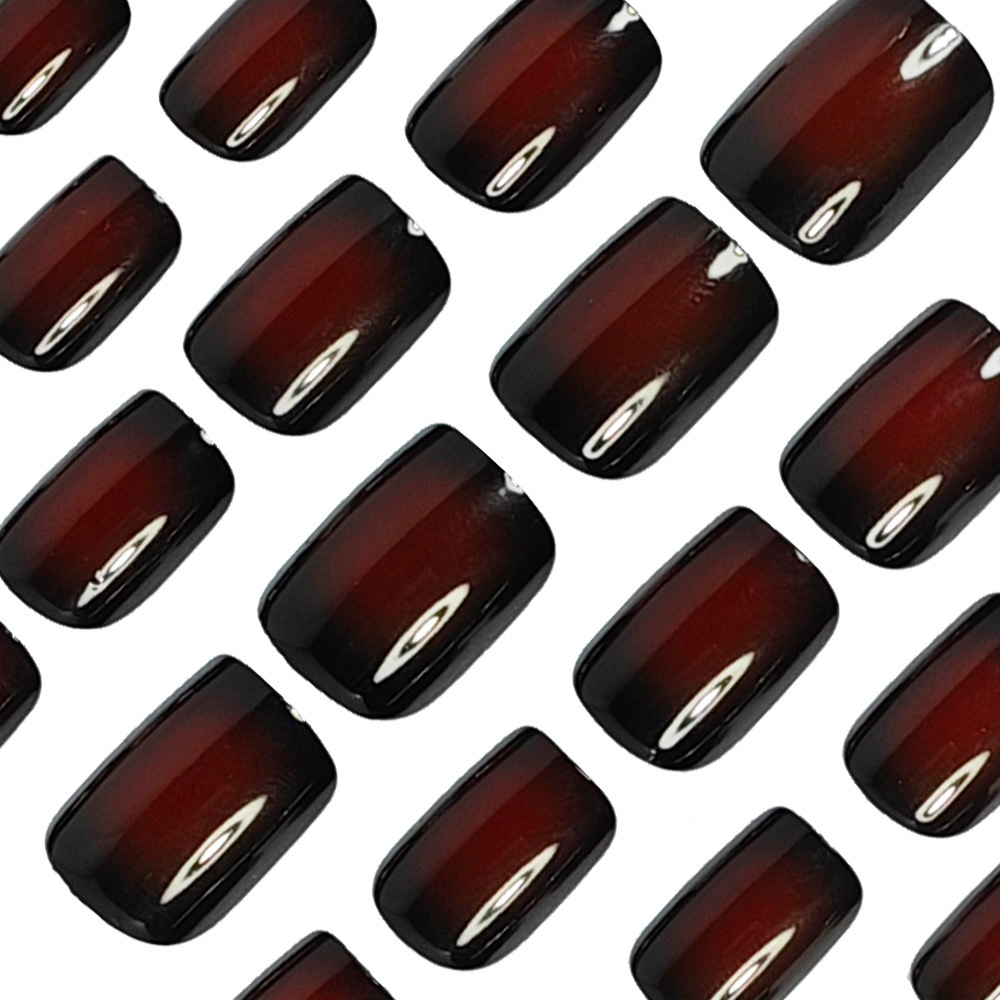 Short Square fake nails for wo - Nail Art French Nails review and price