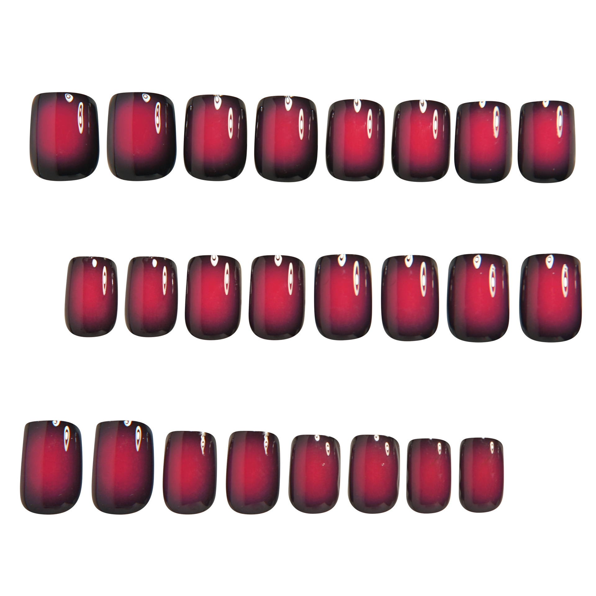 Short Square fake nails for wo - Nail Art French Nails review and price