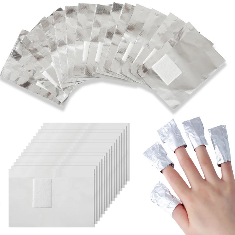 100Pcs Bag Aluminium Foil Nail - Nail Foil Transfer review and price