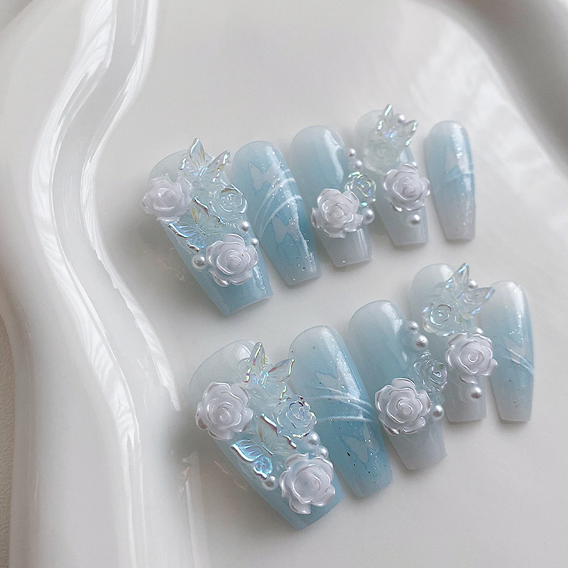 10 Pieces of Handmade Coffin S - Nail Art Y2K review and price