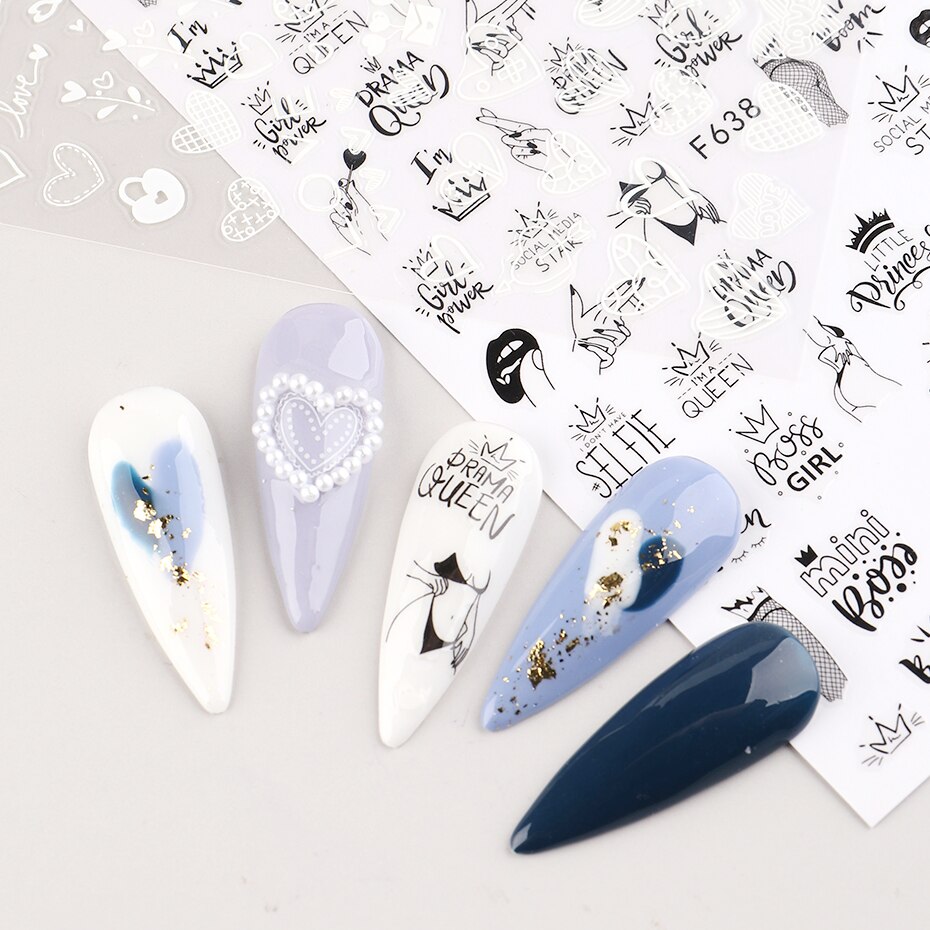 2pcs Heart Love Design 3D Nail - Nail Art Valentines Day review and price