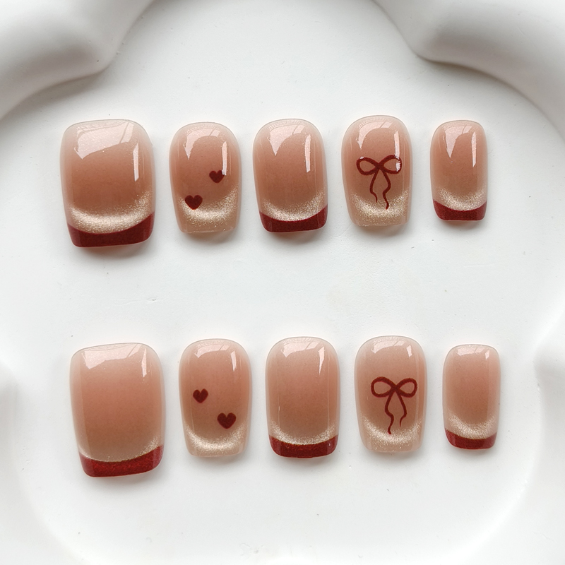 10Pcs French Style Cute Sweeth - Nail Art French Nails review and price