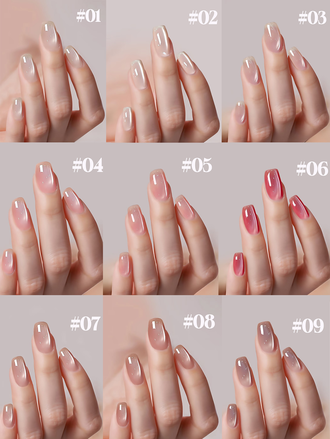 1-12pcs TC Gentle Fresh Girl H - Nail Art Pink Cat Eye review and price