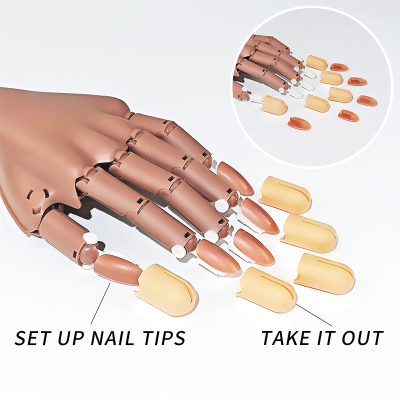 Nail Fake Practice Hand Movabl - Nail Art Quotes review and price