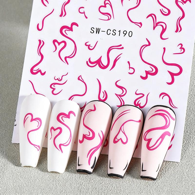2Sheets Sweet Nail Art Sticker - Nail Art Valentines Day review and price