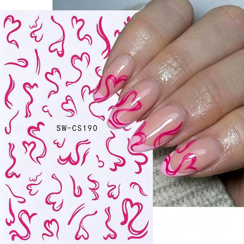 2Sheets Sweet Nail Art Sticker - Nail Art Valentines Day review and price