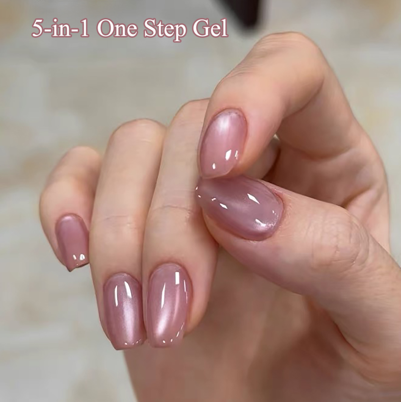 SHAKA 1pcs Summer Flash Hibisc - Nail Art Pink Cat Eye review and price
