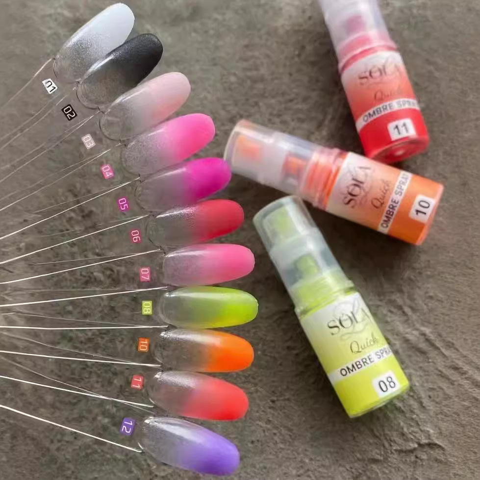Pastel Neon Gradient Powder Na - Nail Art Ombre Glitter review and price