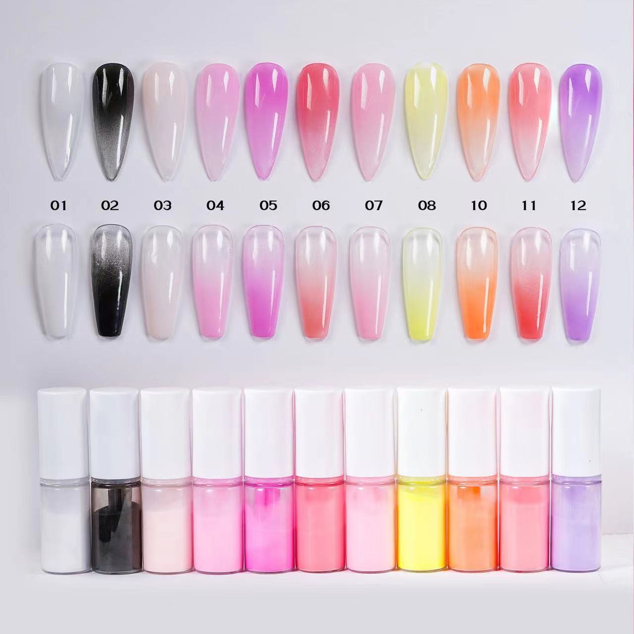 Pastel Neon Gradient Powder Na - Nail Art Ombre Glitter review and price